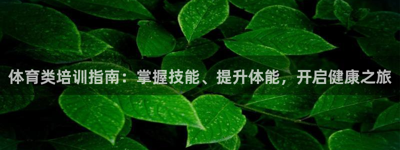 耀世平台心 58534I 耀世：体育类培训指南：掌握
