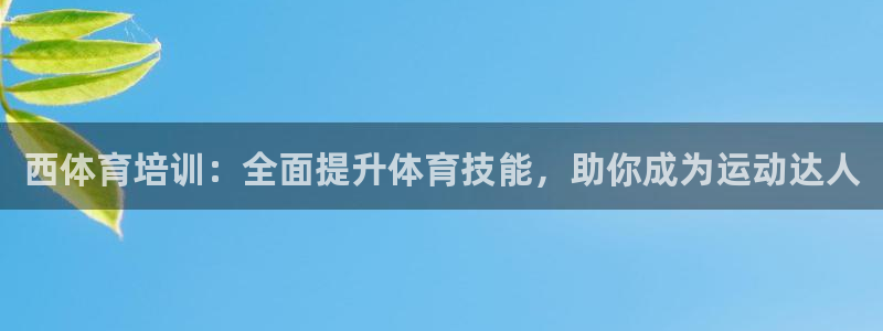 耀世娱乐登录注册教程：西体育培训：全面提升体育技能，