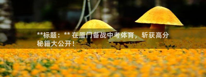 耀世集团董事长个人简历：**标题：** 在厦门备战中