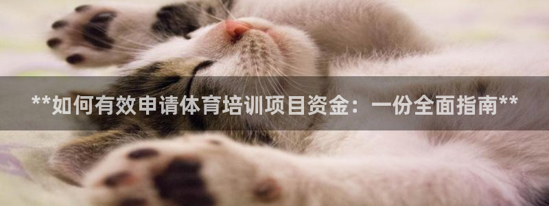 耀世娱乐黑钱吗能退吗：**如何有效申请体育培训项目资