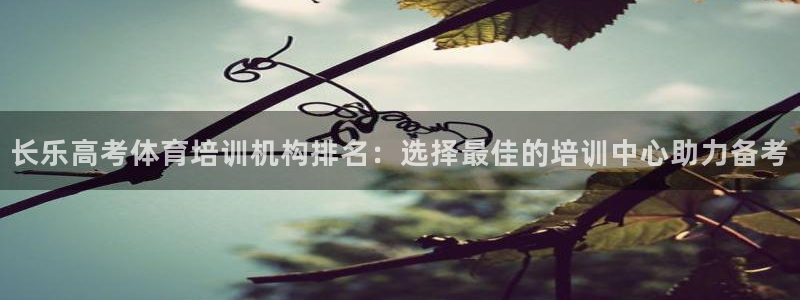 耀世集团视频直播是真的吗：长乐高考体育培训机构排名：选择最佳