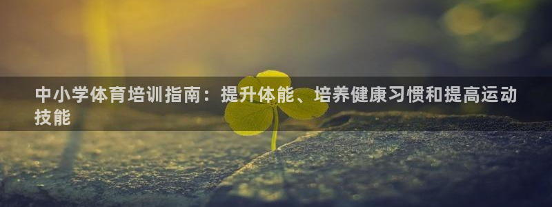 耀世娱乐可以玩吗：中小学体育培训指南：提升体能、培养健康习惯